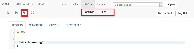 Routine Compile