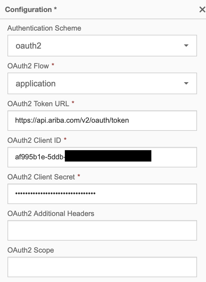 OAuth 2.0 authentication